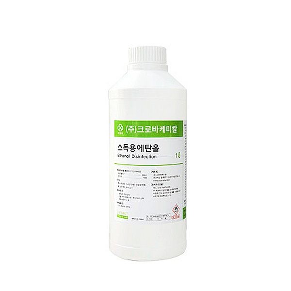 크로바케미칼 소독용 에탄올 83% 1L 알코올 알콜 구급 응급 용품