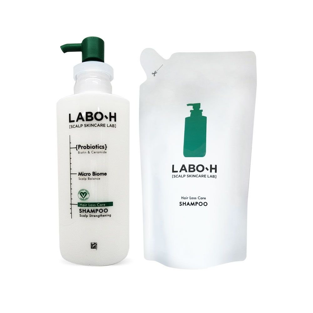 라보에이치 탈모완화 두피강화 샴푸 400ml + 400ml(리필) 1세트 So