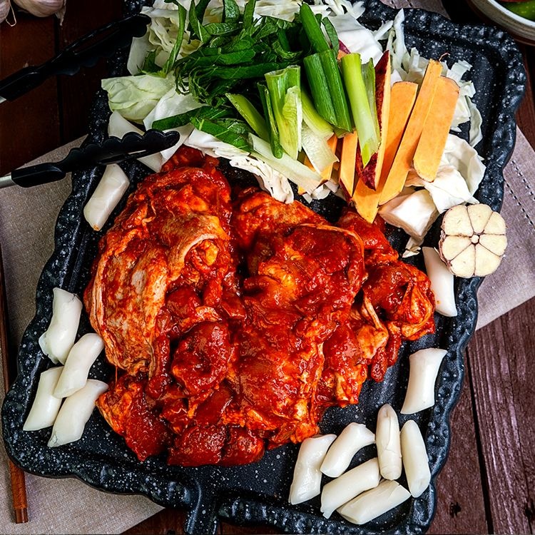 와와푸드 선착순쿠폰/당일발송 국내산 춘천닭갈비1kg+1kg(2세트 구매 시 치즈+당면증정)
