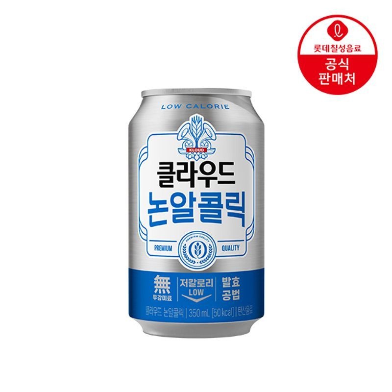 롯데칠성음료㈜ 롯데칠성 클라우드 논알콜릭 350ml x 24개