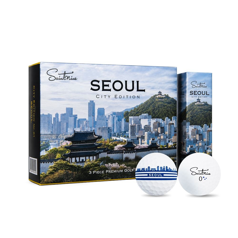 세인트나인 서울 시티 에디션 3피스 골프공 12구