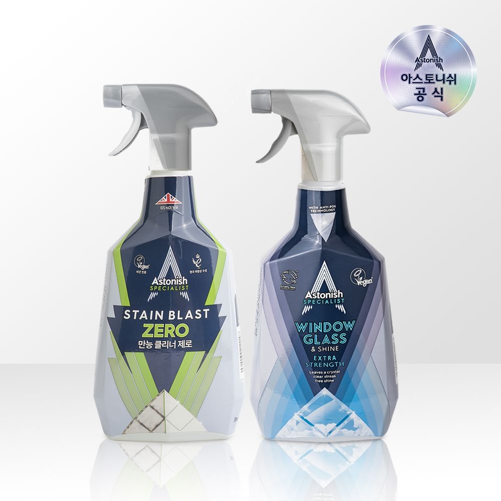 아스토니쉬 만능 클리너 제로 750ml+윈도우 클리너 750ml