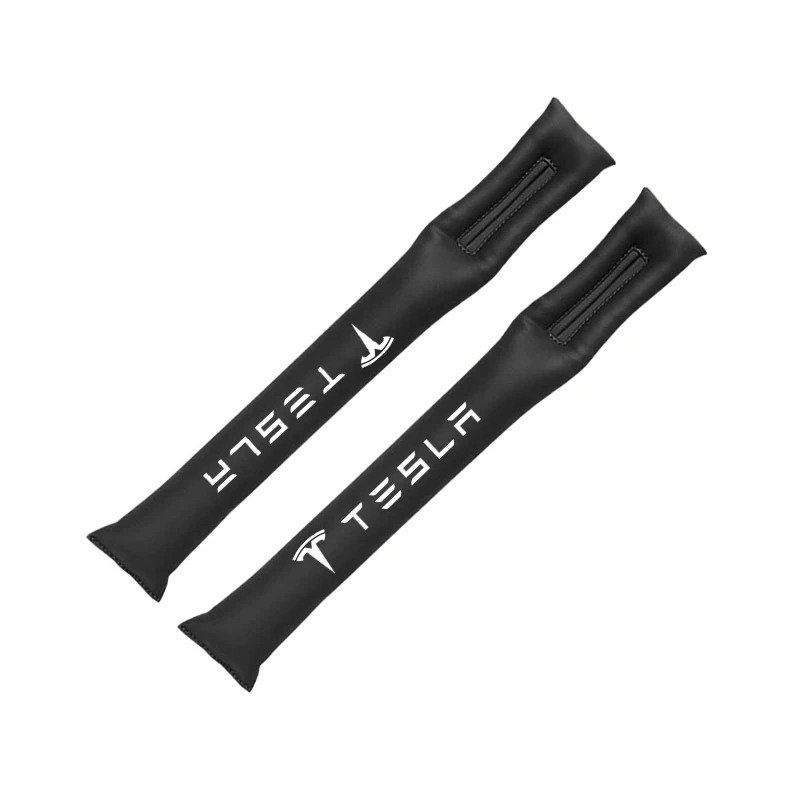 [해외] 테슬라 모델 3 X S Y P100D 스페이스X 시트 틈새 쿠션 막이 가죽 사이 포켓 2pcs