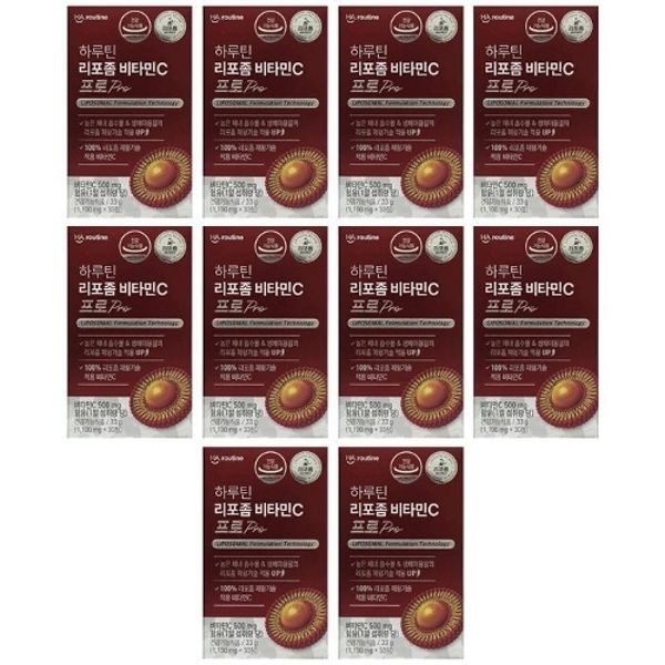 하루틴 리포좀 비타민C 프로 1100mg x 30정 x 10박스 CZ