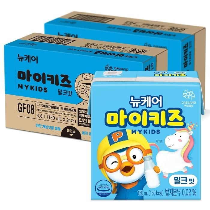 [대상웰라이프]  마이밀 마이키즈 밀크맛 (150mlx24팩), 2박스