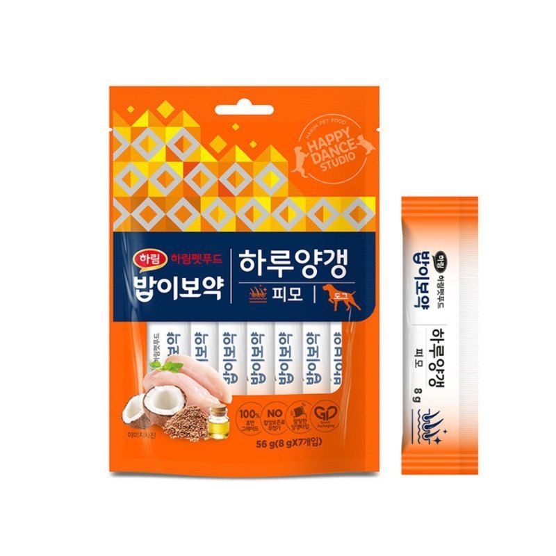 하림펫푸드 [행사코드] 밥이보약 DOG 하루양갱 피모 56g
