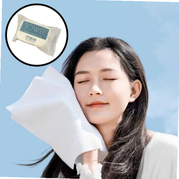 [중국OEM]코인타올 1회용 수건 타월 타올 일회용 핸드 페이스 여행용 캠핑 호텔 작은 미니 포켓 압축