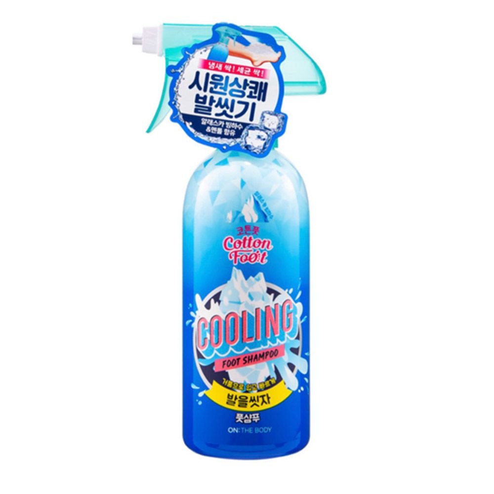 [롯데백화점] LG생활건강 [온더바디] 발을씻자 쿨링 코튼풋 샴푸 385ml