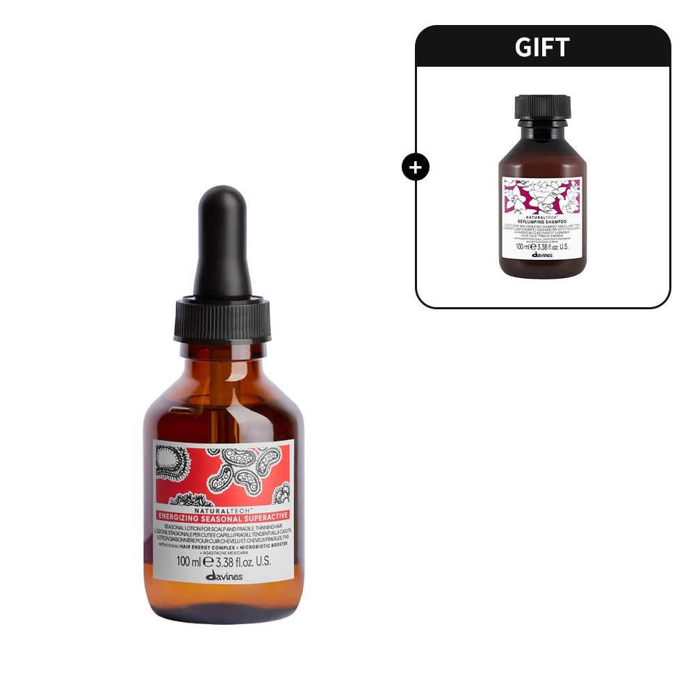 에너자이징 시즈널 수퍼액티브 100ml + 리플럼핑 샴푸 100ml 증정