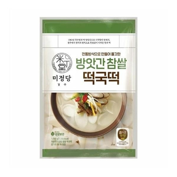 [냉장] CJ 미정당 참쌀 떡국떡 1kgx2