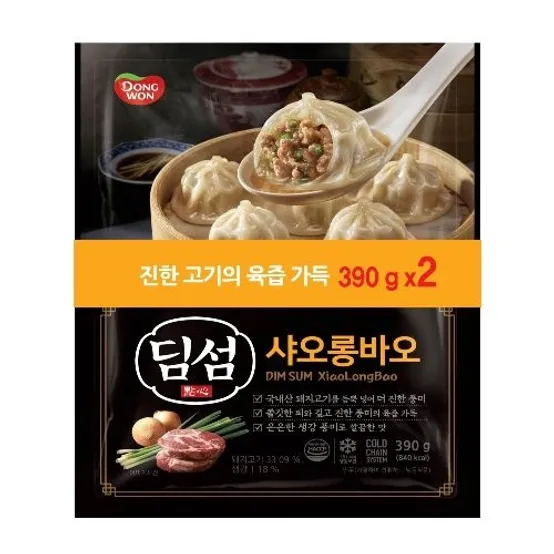 동원 딤섬 샤오롱바오 (390G*2입)