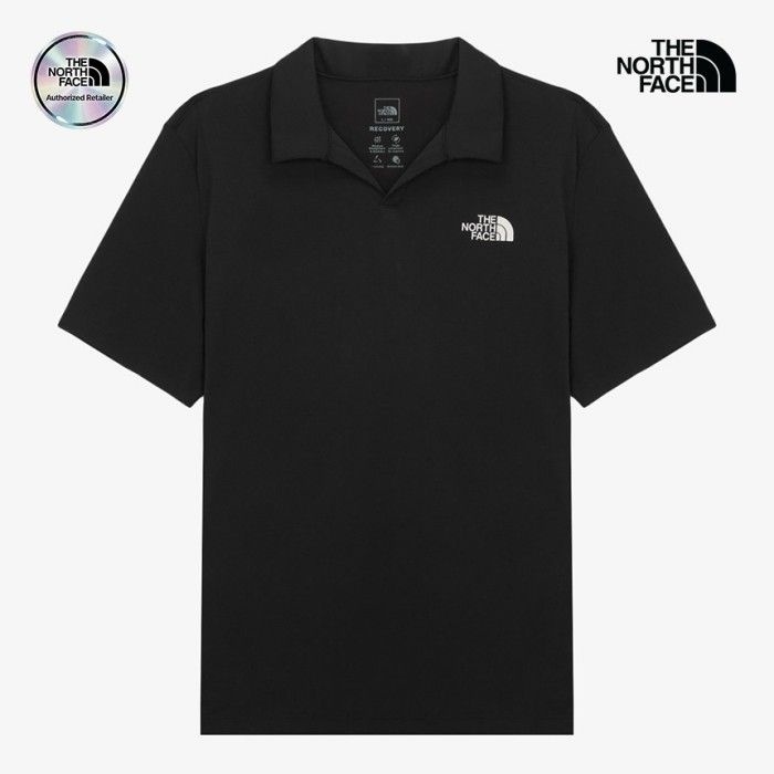 노스페이스 NT7PS10A 남성 리커버리 반팔 폴로 BLK