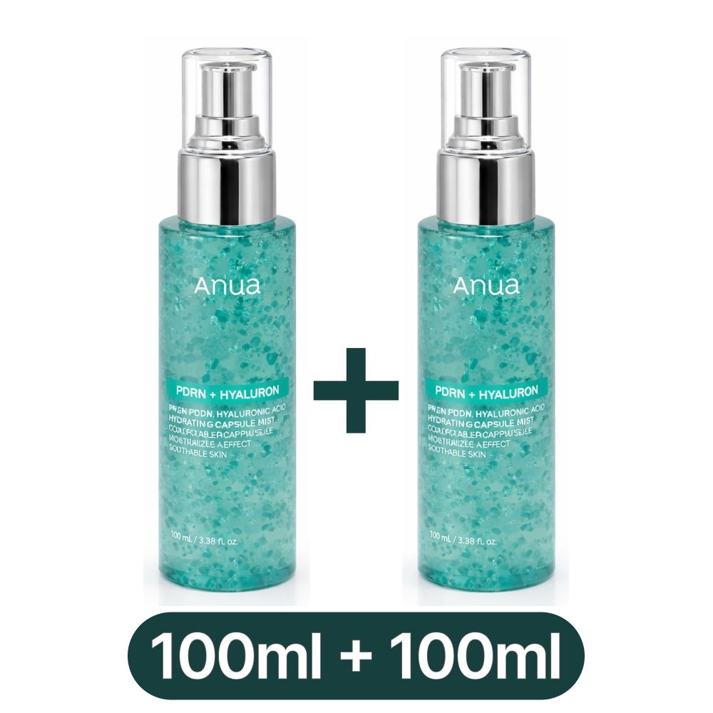 [오늘출발] 아누아 1+1 아누아 피디알엔 히알루론산 수분 캡슐 미스트 100+100ml