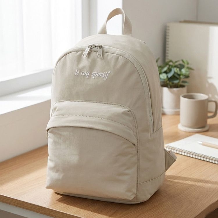 르꼬끄 [패션플러스][르꼬끄]르꼬끄 LE SAC 미니 백팩 8.5L 라이트 베이지 QR123ABP15-LBG