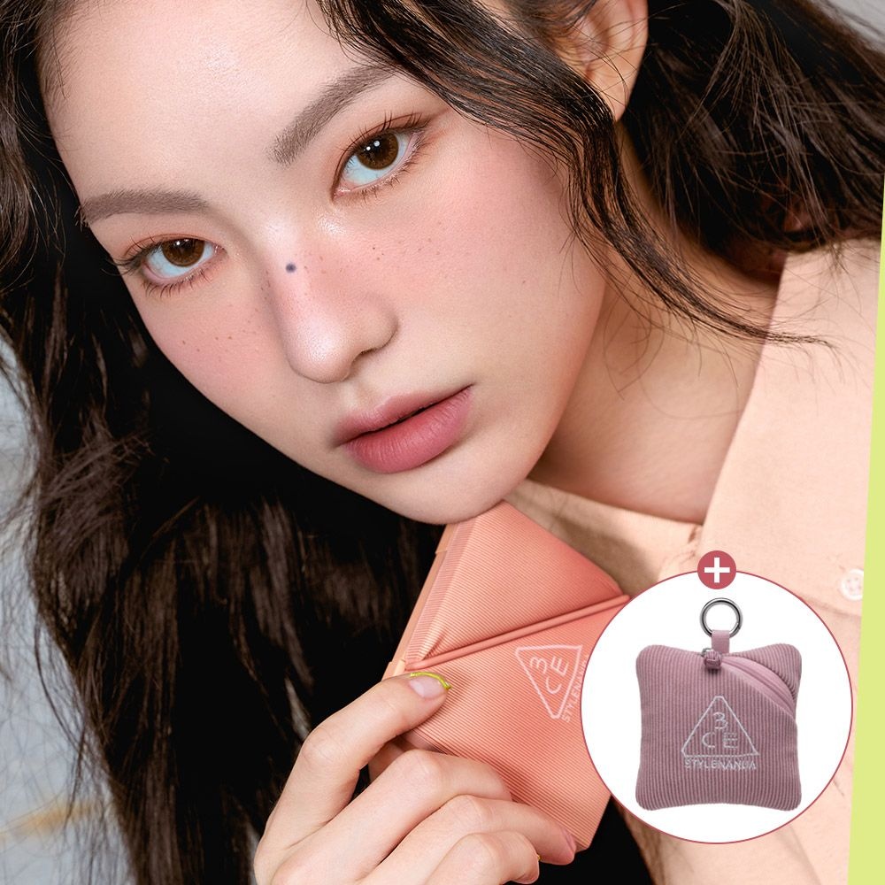 3CE [NEW] 멀티 아이컬러 팔레트 더 텍스타일 [증정]텍스타일 키링 파우치