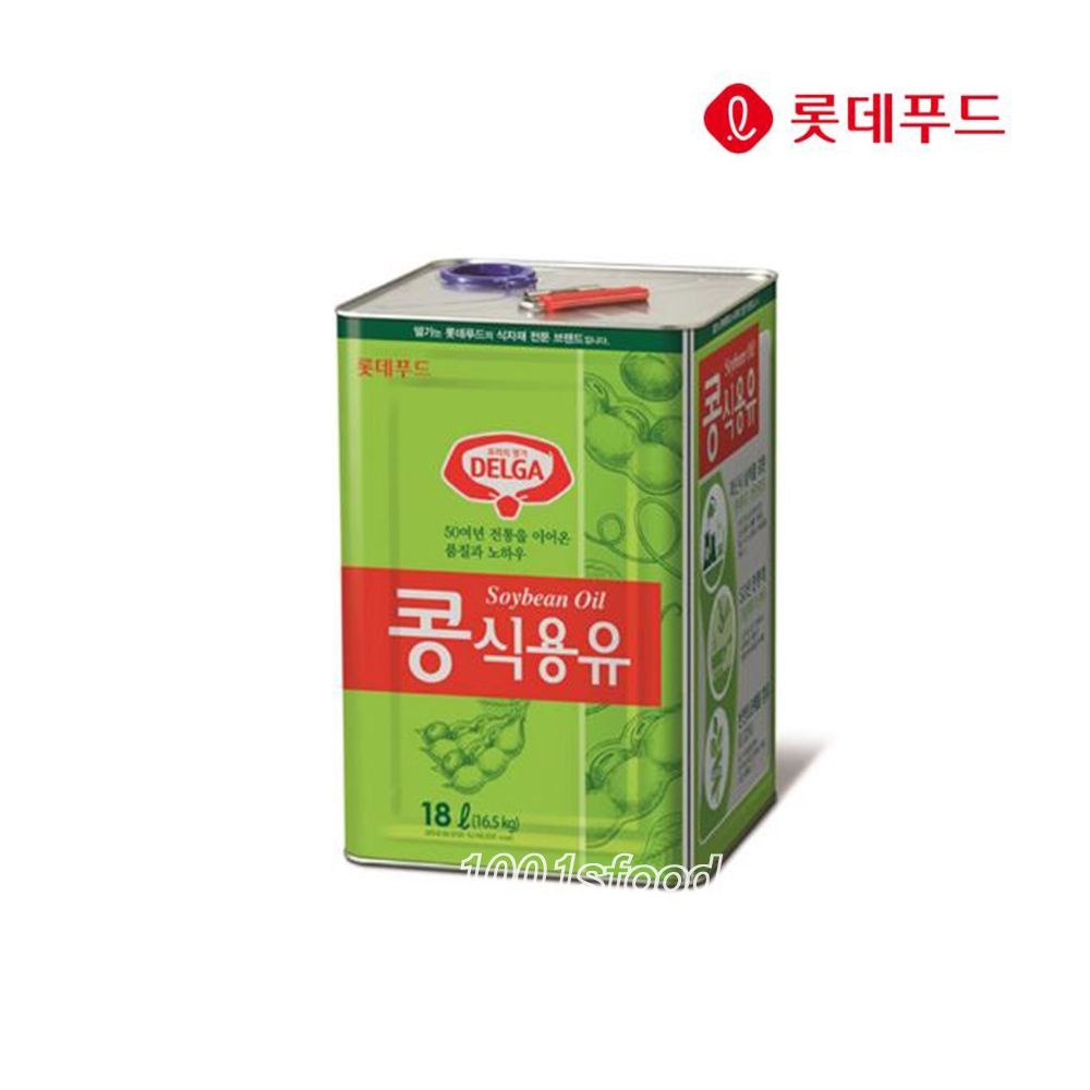 롯데웰푸드 롯데 콩식용유 18L/롯데식용유