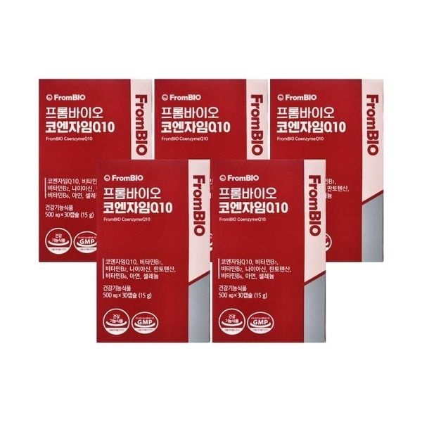 프롬바이오 코엔자임Q10 500mg 30캡슐 5개/mjc
