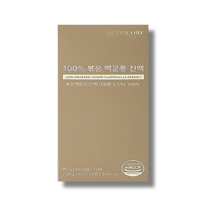 뉴트리코어 100% 볶은 맥문동 진액 20g x 14포