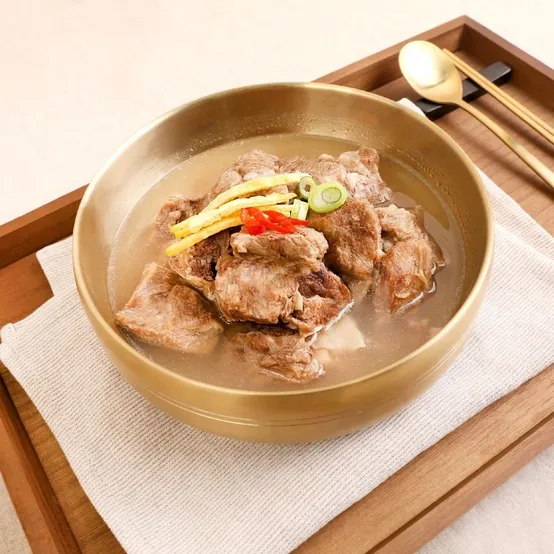 [딜크릿] 국내산 한우 순살 소 갈비탕 뼈없는갈비탕 700g X5팩 