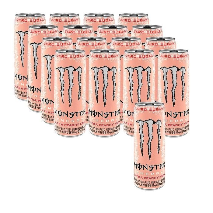 몬스터 에너지드링크 피치 킨 355ml x 24캔