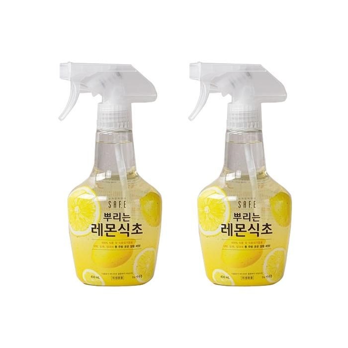 [세이프] 세이프 뿌리는 레몬 식초 400ml 2개 살균 세척