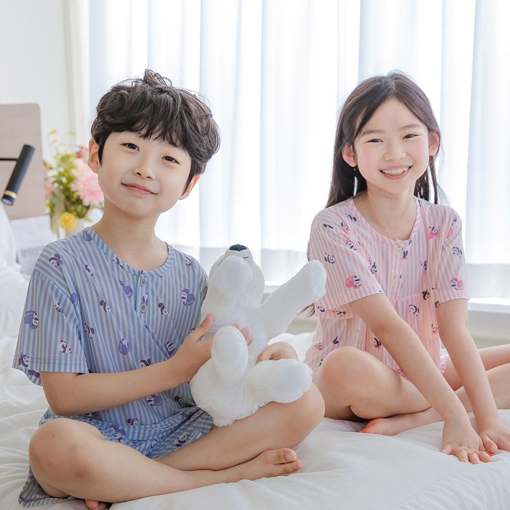 냉감캐릭터 아동잠옷SET_판다인형