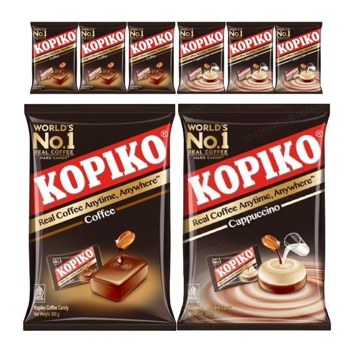 코피코 캔디  800g 2종 커피맛+카푸치노맛 4세트