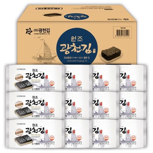 [롯데온]광천김 원조 조미김 5g 51봉 (12,580원/무료)