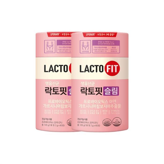 종근당건강 락토핏 생유산균 슬림 2g 60포 2개