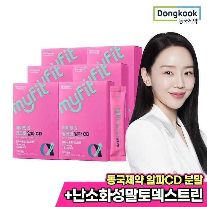 [동국제약] 마이핏 핑크핏 알파CD 분말 14개입 6박스