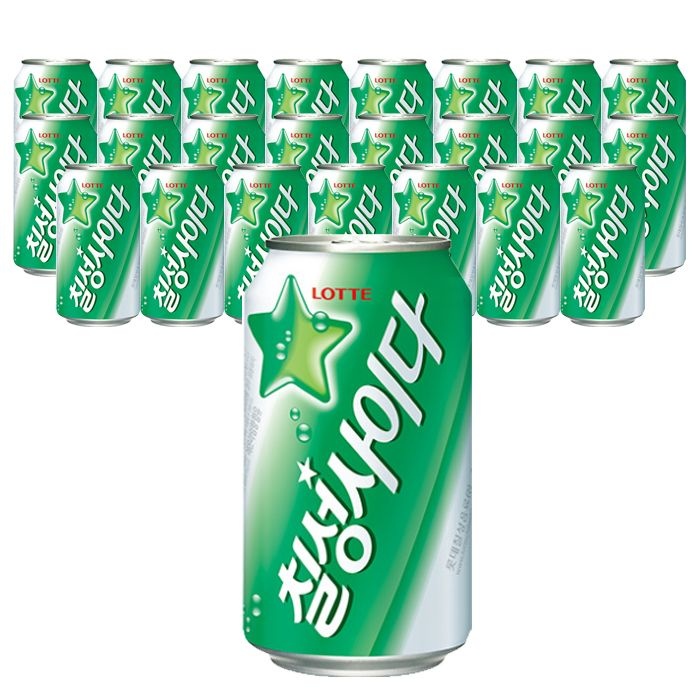 롯데 칠성 사이다 355ml x 48캔(업소용)(무료배송)