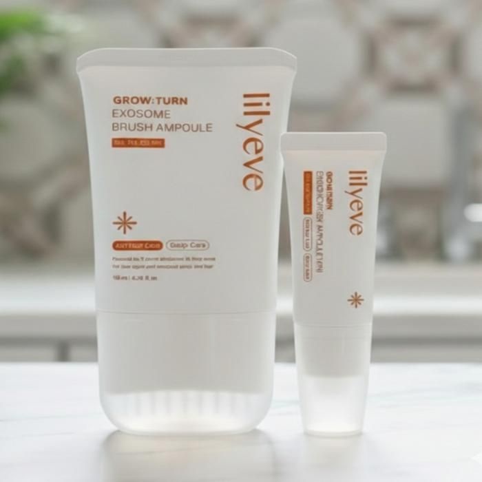 릴리이브 그로우턴 앰플 130ml+30ml 엑소좀 브러쉬 앰플