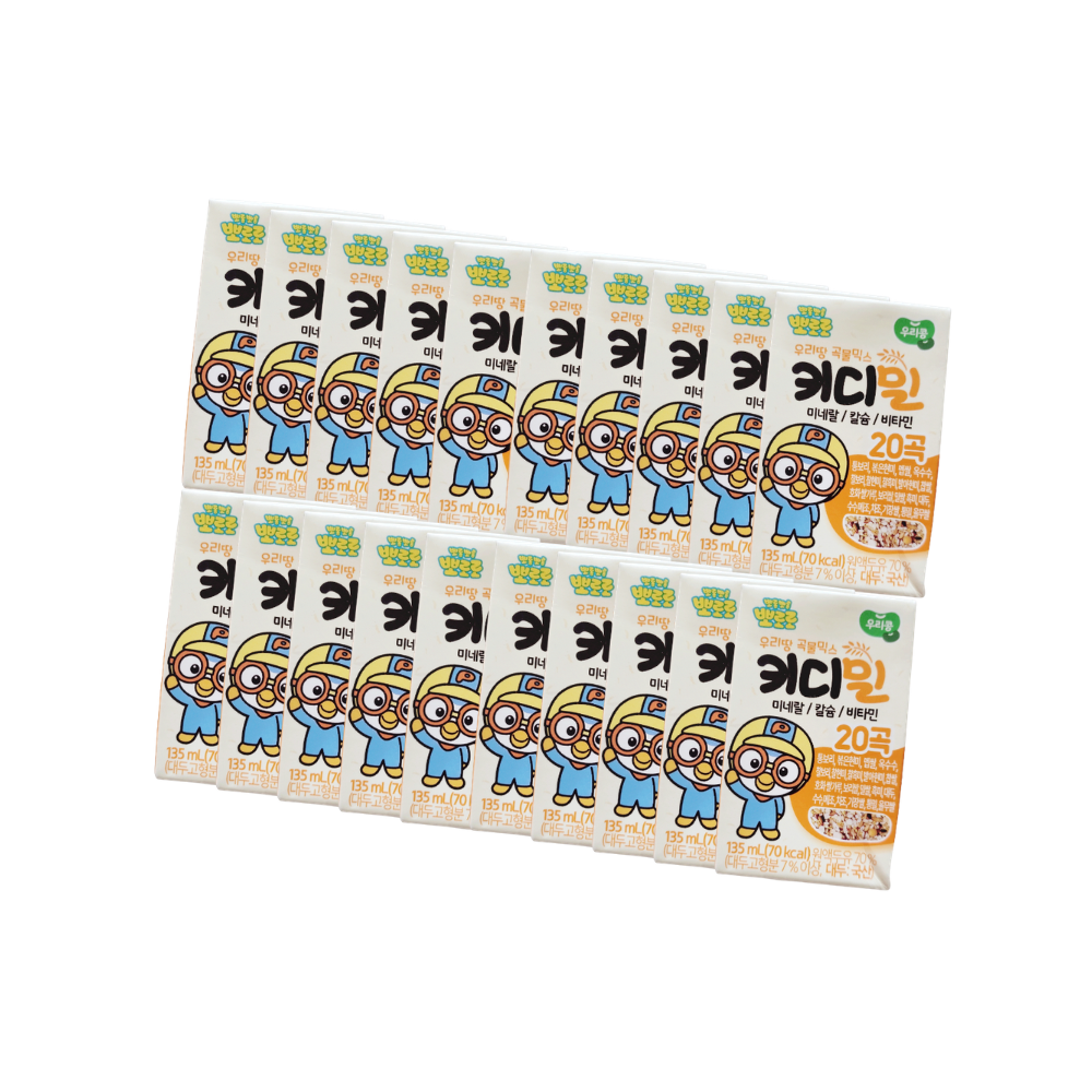 [태양생활건강] 뽀로로 키디밀 135ml x 24팩