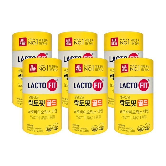 종근당건강 락토핏 올뉴 락토핏 골드 2g x 50포 6통 HIS