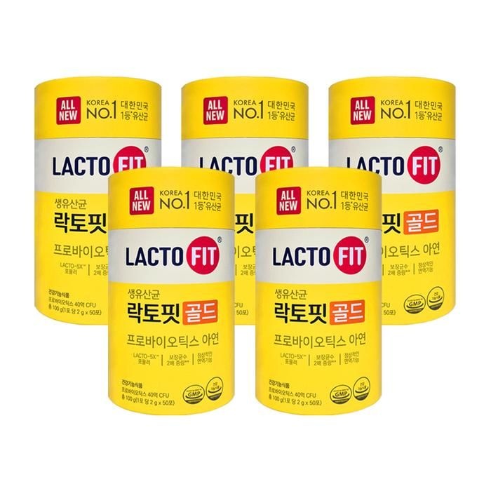 종근당건강 락토핏 올뉴 락토핏 골드 2g x 50포 5통 HIS