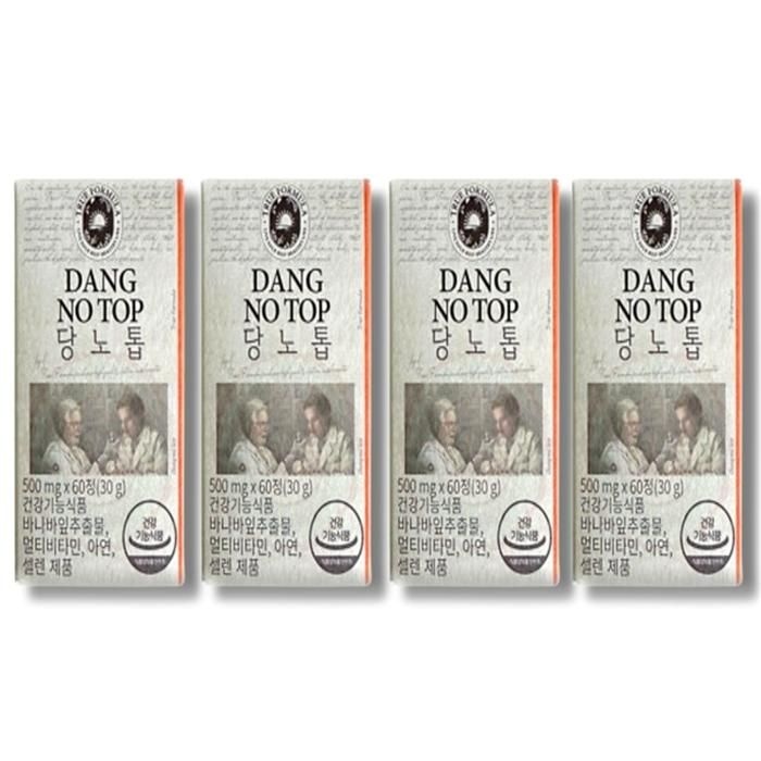 [건강나라] 트루포뮬러 당노톱 500mg x 60정 4박스