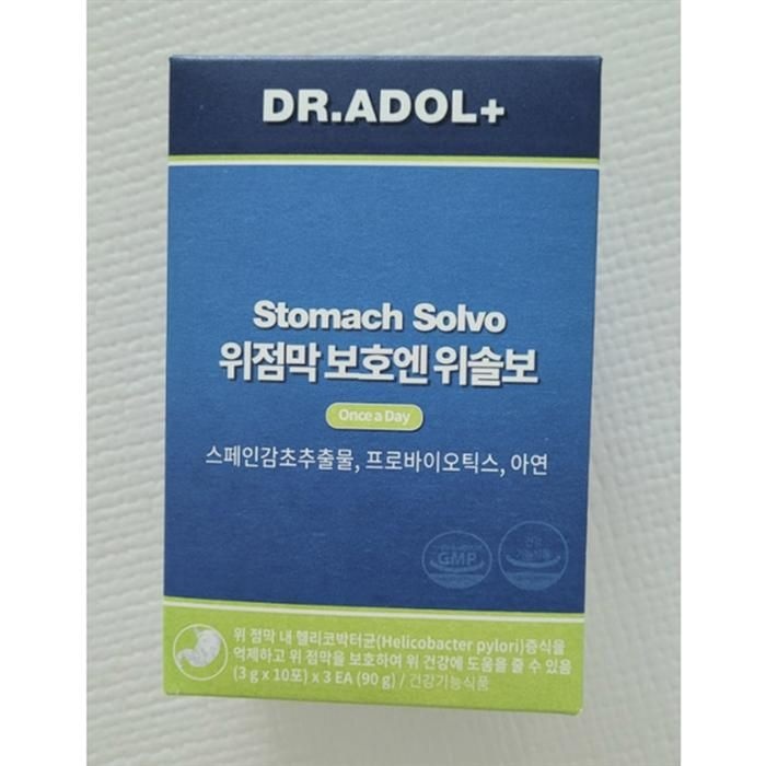 닥터아돌 위점막 보호엔 위솔보 리코리스 추출물 유산균 30포