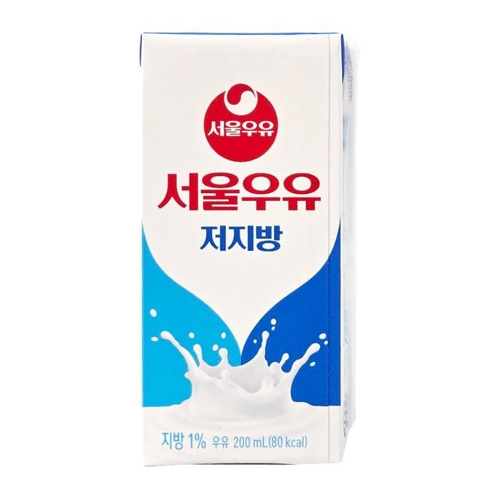 [서울우유 ]서울우유 멸균우유 저지방흰우유 200ml 24입  2개