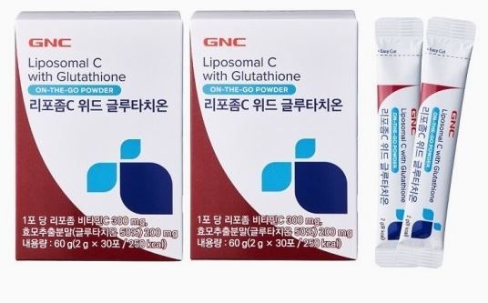 [롯데백화점] GNC [GNC]리포좀C 위드 글루타치온(2g x 30포)X2개/2개월분