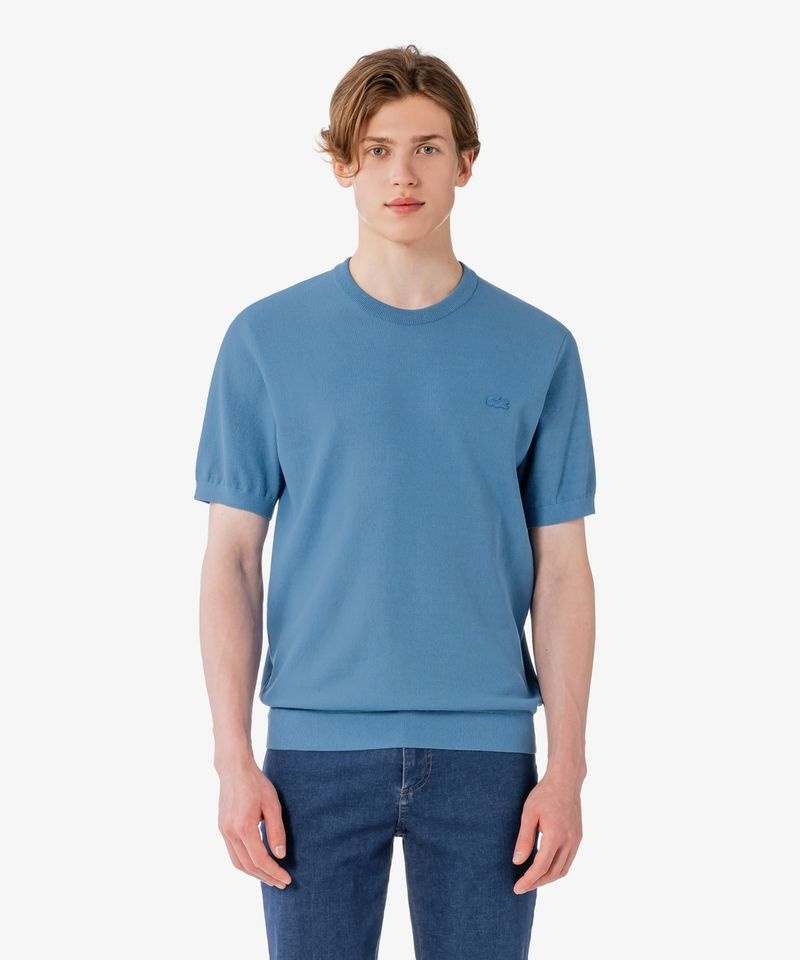 <매장정품> 라코스테 LACOSTE 남성 솔리드 반팔 크루넥 풀오버 AH324E-56G 776 AH324E-56G776 352408