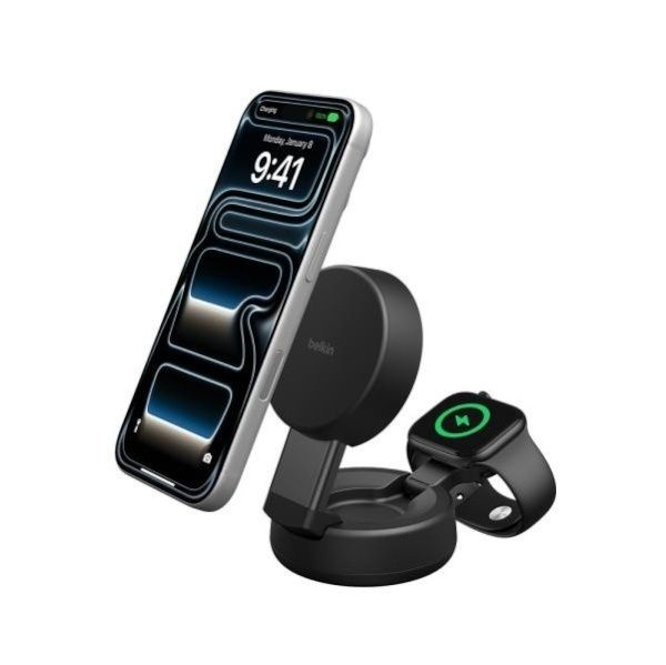 Belkin 벨킨 Qi2 25W 2in1 마그네틱 무선 충전기 WIZ043kr 샌드 WIZ043krSD 4076383