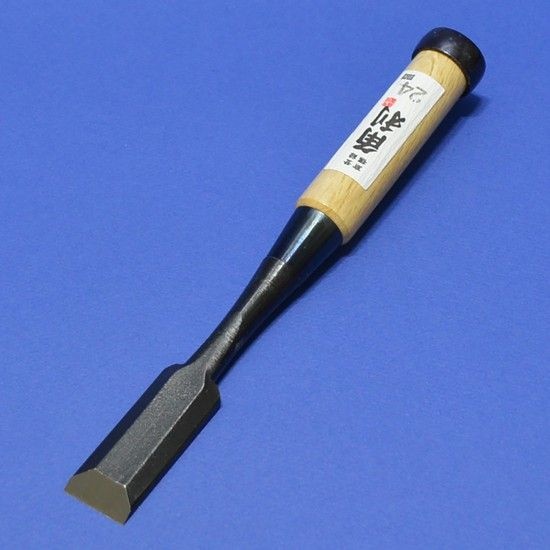 카쿠리 서양식 목공용끌 41918 24mm Western 치즐 2711067 탄소강 화이트오크핸들