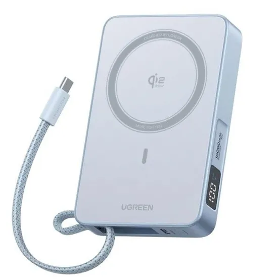 Ugreen 맥플로우 MagFlow 25W Qi2 무선충전기 30W PD 보조배터리 10000mAh PB773 4077644