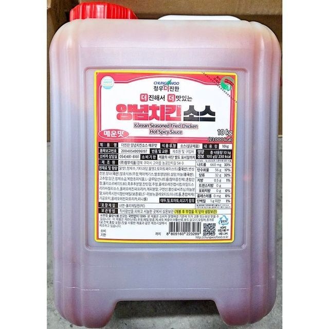 양념치킨소스(매운맛 청우 10K)