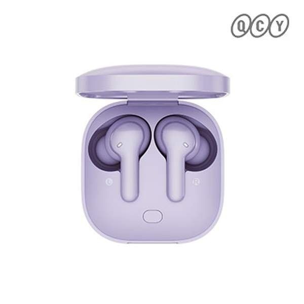 UnKnown QCY 블루투스 이어폰 노이즈캔슬링 T13 APP 퍼플 4079754