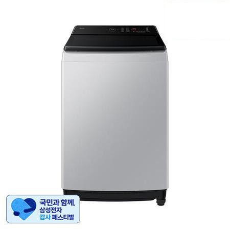 삼성전자 [7월 3주차 이후 순차배송]  통버블 19kg 일반세탁기 WA80F19E8L (라벤더그레이) [25년 신모델]
