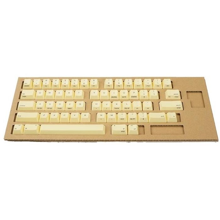 해피해킹 [해외] 해피해킹 HHKB Professional 민들레 컬러 키캡 세트 영문배열 중앙각인 옐로우