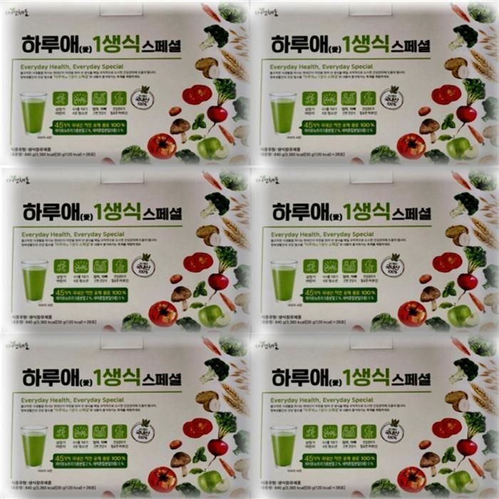 자연채움 하루애 1생식 스페셜 30g x 28포 6박스