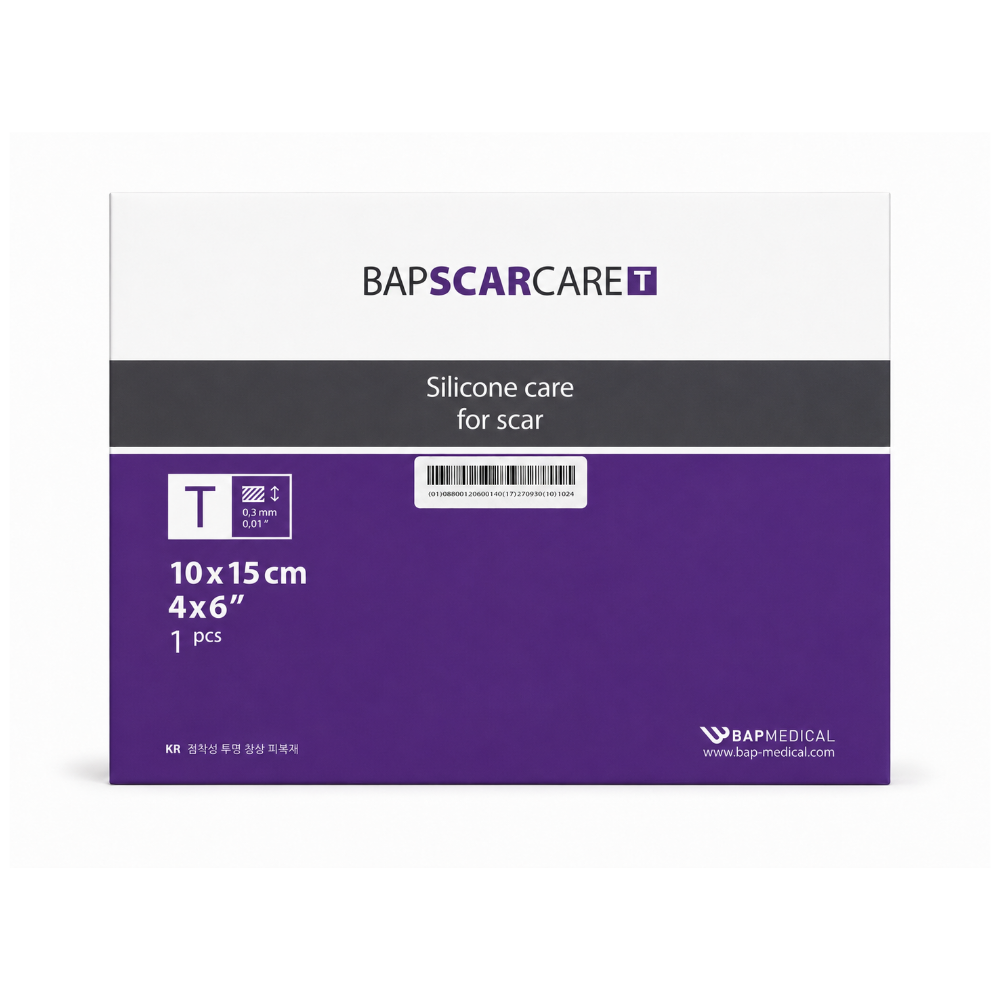 밥스카케어 시트 10x15 BAPSCARCARE T SHEET 실리콘 흉터패치 상처 흉터관리