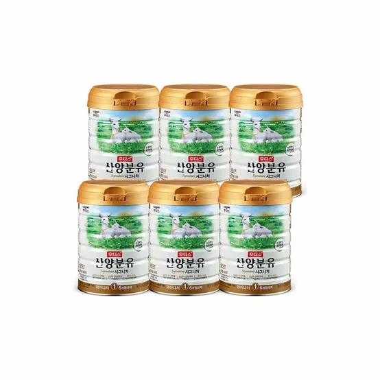산양분유 시그니처 800g 1단계 6캔